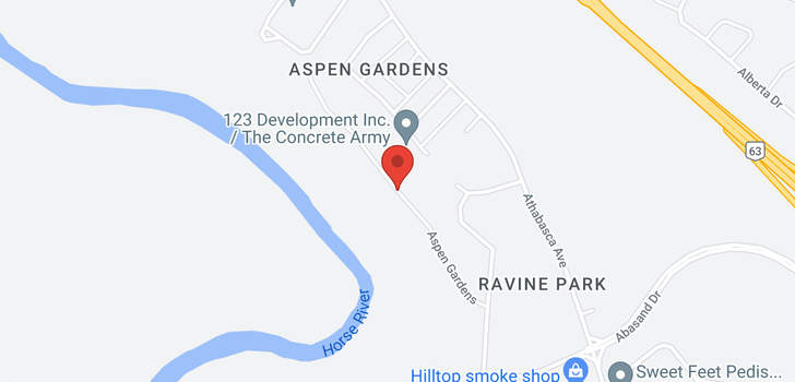 map of 62 Aspen Crescent